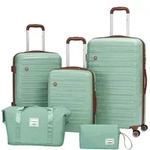 Ascona Gep&auml;ck-Set, 5-teilig, Koffer mit Rollen, Hardcase, Reisetasche und