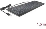 DeLOCK 12170, Kabelgebunden, USB, Mechanischer Switch, QWERTZ, RGB-LED, Schwarz...