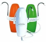 AQUAPHOR MODERN wei&szlig; Auftisch-Wasserfilter - Wasserhahnfilter mit B200 AQUALEN +