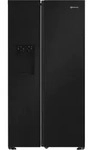 Bauknecht SBS IW D90 Black, Freistehend, Amerikanische T&uuml;r, Schwarz, 2 T&uuml;r(en),