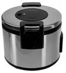 Cuckoo Reiskocher 6,3l CR-3511E Schwarz/ Edelstahl - Silber/Schwarz