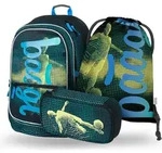 BAAGL Core Football Player Rucksack-Set 3tlg: Rucksack, Federm&auml;ppchen,...