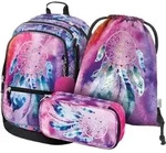 Baagl Schulrucksack Set M&auml;dchen 3 Teilig, Schultasche ab 3. Klasse, Grundschule
