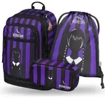 BAAGL Cubic Wednesday Rucksack-Set 3tlg: Rucksack, Federm&auml;ppchen, Turnbeutel -