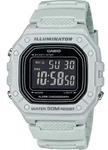 Casio Herren Armbanduhr W-218H-8BVEF digital grau - Schwarz