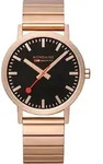 Mondaine A660.30360.16SBR Classic Schwarz und Ros&eacute; 40mm 3ATM - Rosa