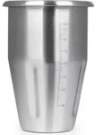 Kraftprotz Edelstahlbecher Zubeh&ouml;r 1 Liter Edelstahl silber - Silber