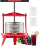 VEVOR Obstweinpresse Obstm&uuml;hle Apfelm&uuml;hle (9 L), Edelstahlkorb mit dreieckiger