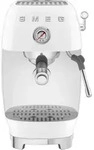 Smeg Espressomaschine ECF03WHEU, Thermoblock, Cold Brew, Dampfd&uuml;se, 1.4L Tank -