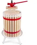 Obstpresse, Weinpresse, Apfelpresse - Korb aus Holz 18 l