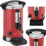 Doppelwandiger Warmwasserbereiter mit Abtropffl&auml;che 6,1 L 1500 W rot - Rot
