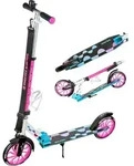 Kinder Roller Scooter Kickroller Cityroller Raven Galaxia Blue/Pink 200mm mit Glocke