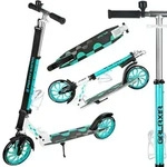 Kinder Roller Scooter Kickroller Cityroller Raven Galaxia White/Mint 200mm mit Glocke