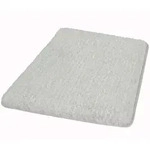 Kleine Wolke Badteppich Seattle 55 x 65 cm Hellgrau - Grau