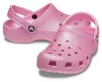 Crocs Uni Kinder Classic Glitter Clog T Clog, Pink Tweed Glitter, 20/21 EU - 20-21