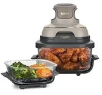 Ninja CRISPi tragbare Air fryer Hei&szlig;luftfritteuse, Stone Gold FN101EUSTGD