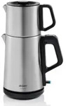Arzum Teacharm AR3143 2-in-1 Teemaschine 2200 W Edelstahl, 1,8 L Wasser, 1 L...