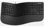 Microsoft Ergonomic - Volle Gr&ouml;&szlig;e (100%) - USB - QWERTY - Schwarz - Schwarz