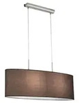 EGLO PASTERI, Oberfl&auml;che, Grau, Stoff, Nickel, Stahl, Schlafzimmer, Esszimmer,