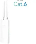CUDY LT700 Outdoor 4G LTE Cat6 Router AC1200 Wi-Fi Gigabit - Transparent