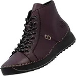 Rieker Schn&uuml;rboots Damen 32303936383330 Rot 36 EU - bordeaux - 36