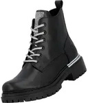 Rieker Schn&uuml;r-,Zug-u.Schnallenstiefel in schwarz, Gr. 36 - Schwarz - 36