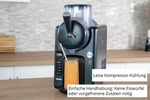 Unold 2in1 Slush- & Softeismaschine Sofie schwarz 48956 &ndash; 150W, Kompressor, 2L
