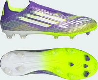 adidas JH7734, adidas F50 League Laceless FG/MG Purple Rush Cloud White Lucid Lemon -