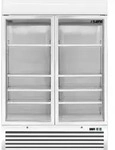 Gewerbe Tiefk&uuml;hlschrank mit 2 Glast&uuml;ren - 1079 Liter, Umluftk&uuml;hlung, wei&szlig; - Wei&szlig;