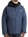 Jack Wolfskin Icecape 2L Down Ins Winterjacke Herren - Dunkelblau - M