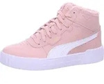 Puma Carina 3.0 Mid WTR JR M&auml;dchen Winterstiefel in Rosa, Gr&ouml;&szlig;e 4 - Rosa/Wei&szlig; -