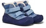 Affenzahn Lauflerner Vegan Snuggy Elephant Klettstiefel Blau : 19 - Blau - 19