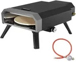 Royal Gourmet Pizzaofen Kompakt Gas-Pizzagrill inkl. Pizzastein, 4 kW Gasofen mit