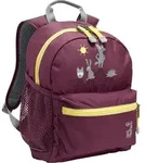 Jack Wolfskin Kinderrucksack Little Scout 10 amaranth - Dunkelrot/Grau/Gelb