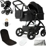 Bergsteiger Nizza 3 in 1 Kinderwagen, Kombikinderwagen Komplettset, Babywanne & Buggy