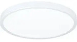 EGLO LED Deckenleuchte Fueva 6, runde Deckenlampe, Aufbaulampe aus Kunststoff in