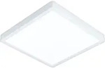 EGLO LED Deckenleuchte Fueva 6, quadratische Deckenlampe, Aufbaulampe aus Kunststoff