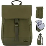 Gr&uuml;ne Notebook-Tasche 14L wasserdicht f&uuml;r Schule, Uni