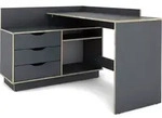 byLIVING Eckschreibtisch Belfast, wahlweise rechts oder links montierbar, 129 x 105
