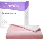 Gewichtsdecke f&uuml;r Erwachsene aus flauschigem Fleece, Edition "Rosa" - 4,5 KG /