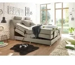 Palermo 180x200 cm Boxspringbett mit Motor Sand, Ausf&uuml;hrung:Variante 2 - Beige
