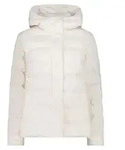 CMP Damen Jacke Padded Padded Jacket FIX Hood Wei&szlig; 34 - Wei&szlig; - 34