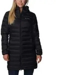 COLUMBIA LAKE 22 II DOWN LONG HOOD Schwarz - Schwarz - M
