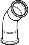 Geberit 32609, 45&deg;, 103 mm, 50 mm