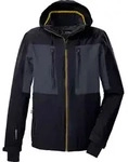 Killtec Ksw 47 Mn Ski Jckt Schwarz Blau Schwarz Blau L - Schwarz - L