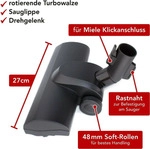 Turbod&uuml;se passend f&uuml;r Miele Staubsauger S4 S5 S6 S7 S8 STB305-3 Turbob&uuml;rste C1 C2