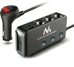 KFZ-Verteiler Ladeadapter Zigarettenanz&uuml;nder USB-Anschl&uuml;sse LED-Voltmeter...