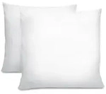 Beautissu BeauNuit UK Allergiker, 80x80cm, Wei&szlig;, 2er Set, Mikrofaser, Innennaht -