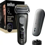 Braun Series 9 Pro+ 9625s, Folienschaber, Graphit, Edelstahl, Tasten, LED, Akku -