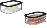 Mepal | Meat and Cheese Set | Nordic Black | Modula Vorratsdosen mit Deckel 